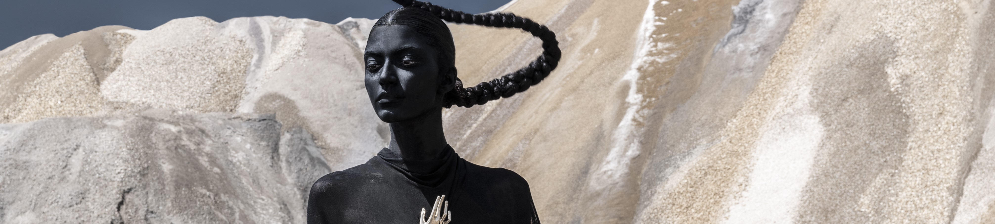 Fashion photoshoot at Yerakini Mines Grecian Magnesite