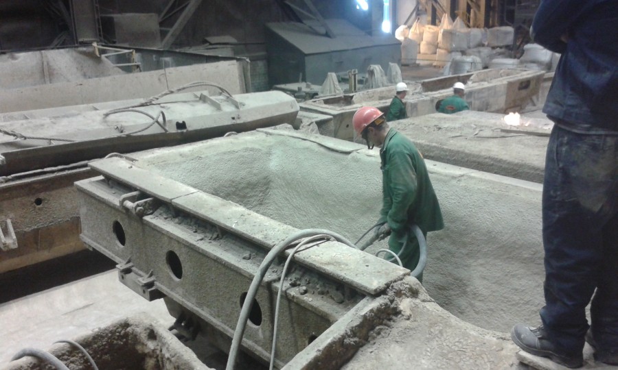 Grecian Magnesite GrecMagn Tun spray mass after application