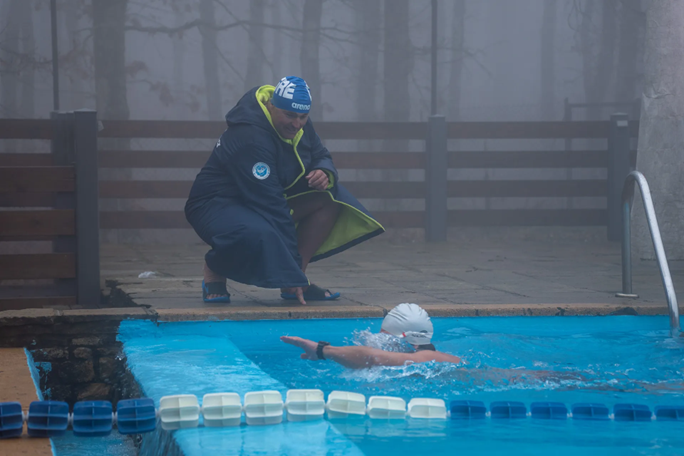 Grecian Magnesite sponsoring the 1st Ice Swimming Event in Greece