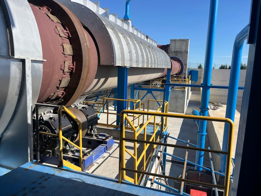 New rotary kiln for MgO Akdeniz Mineral Kayanaklari Turkey